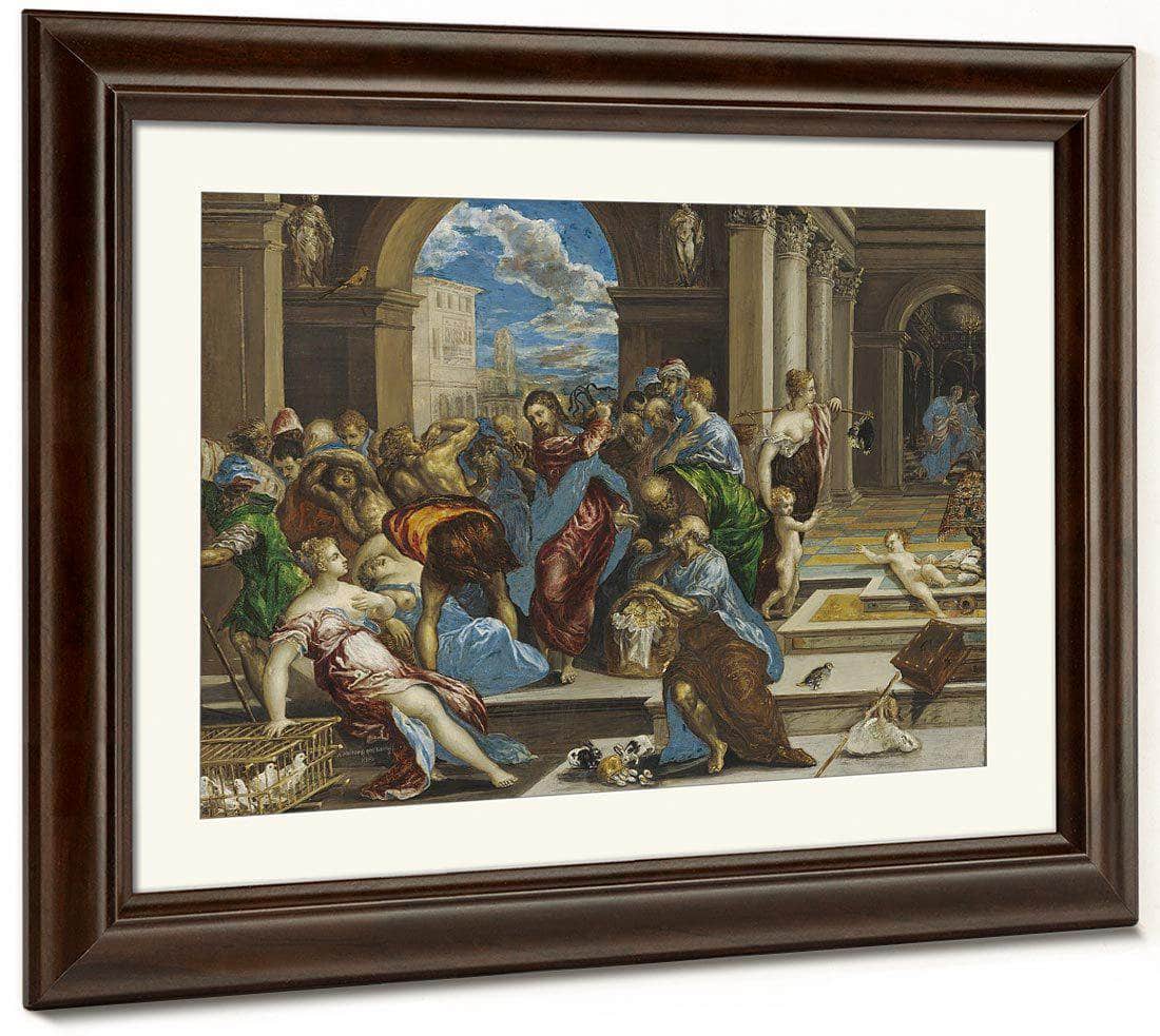 Christ Cleansing The Temple By El Greco Fine Art Print