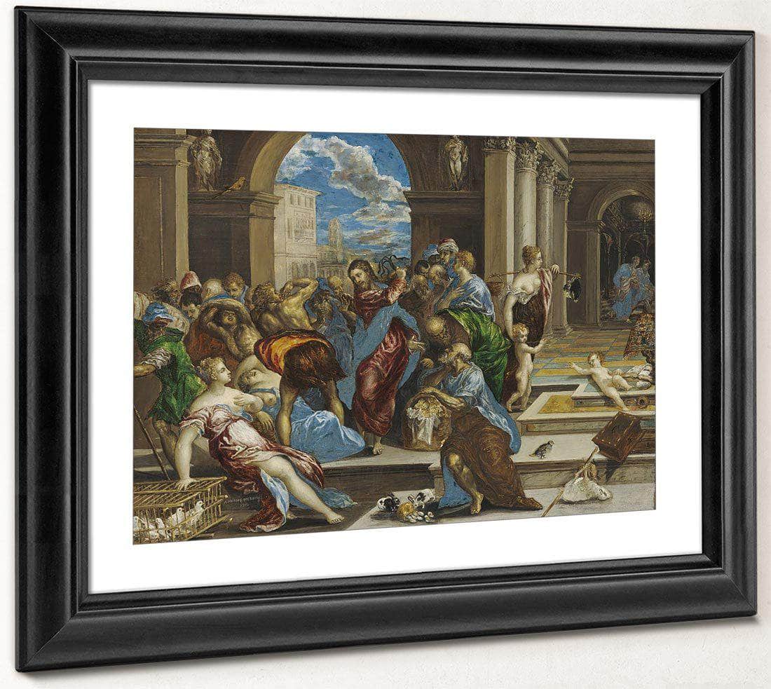 Christ Cleansing The Temple By El Greco Fine Art Print