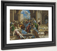 Christ Cleansing The Temple By El Greco Fine Art Print
