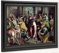 Christ Driving The Traders From The Temple By El Greco Fine Art Print