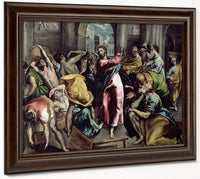 Christ Driving The Traders From The Temple By El Greco Fine Art Print