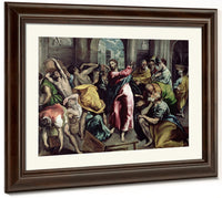 Christ Driving The Traders From The Temple By El Greco Fine Art Print