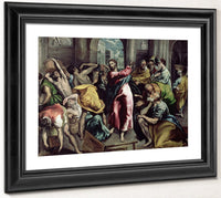 Christ Driving The Traders From The Temple By El Greco Fine Art Print