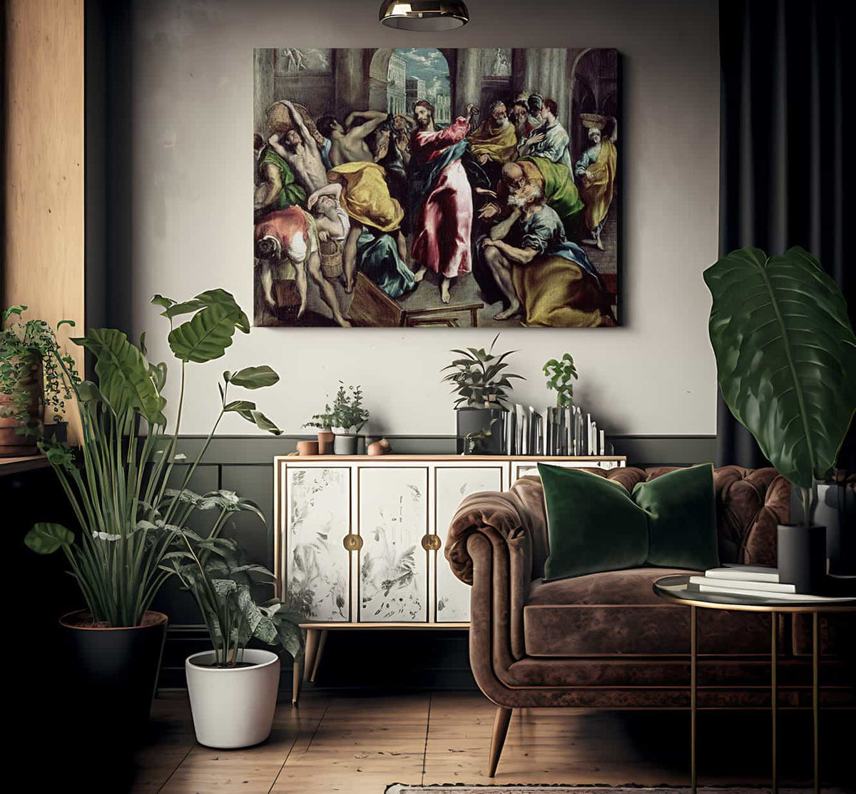 Christ Driving The Traders From The Temple By El Greco Fine Art Print