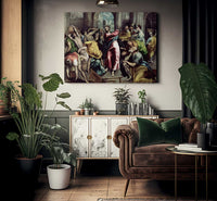 Christ Driving The Traders From The Temple By El Greco Fine Art Print