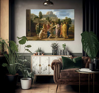 Christ Healing The Blind By Nicholas Poussin Fine Art Print