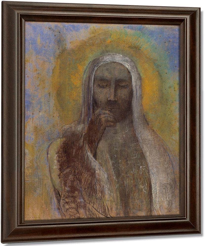 Christ In Silence 1897 By Odilon Redon Fine Art Print