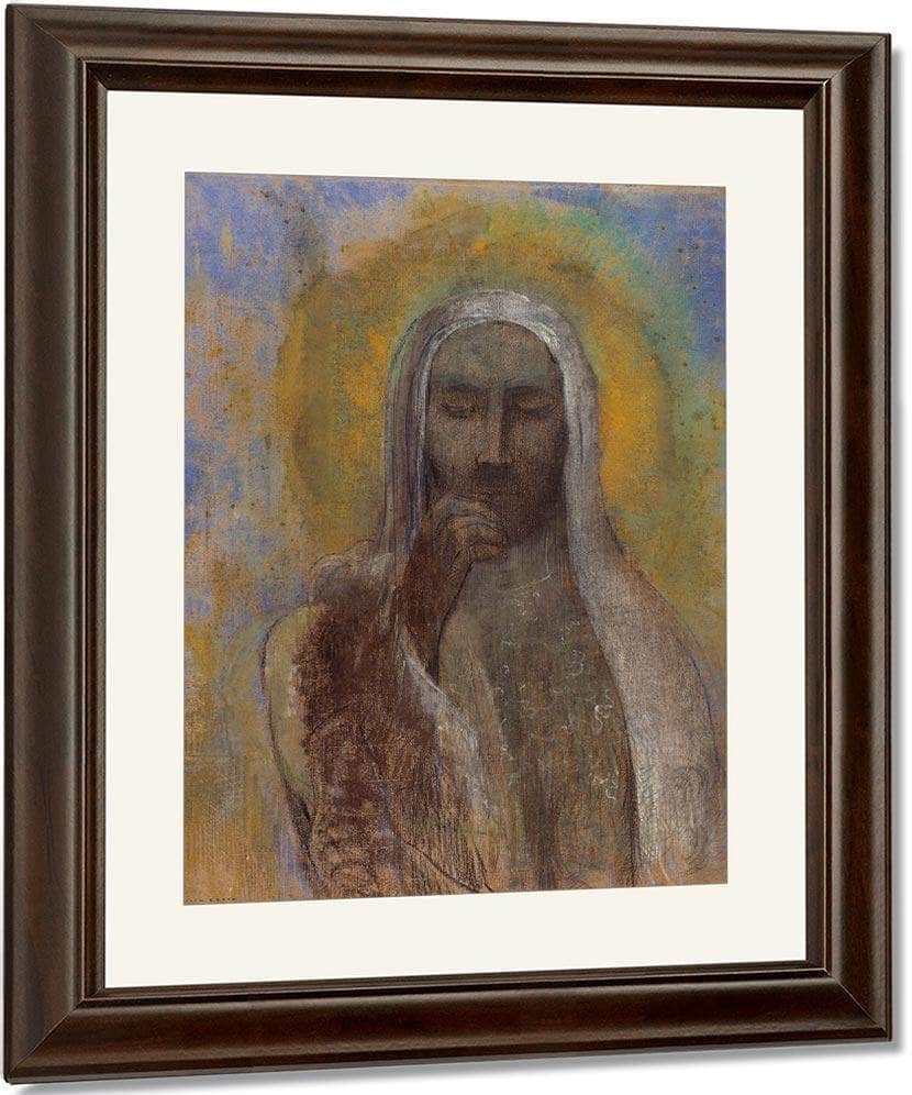 Christ In Silence 1897 By Odilon Redon Fine Art Print