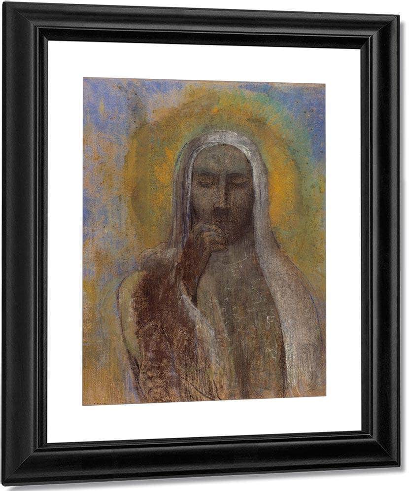 Christ In Silence 1897 By Odilon Redon Fine Art Print