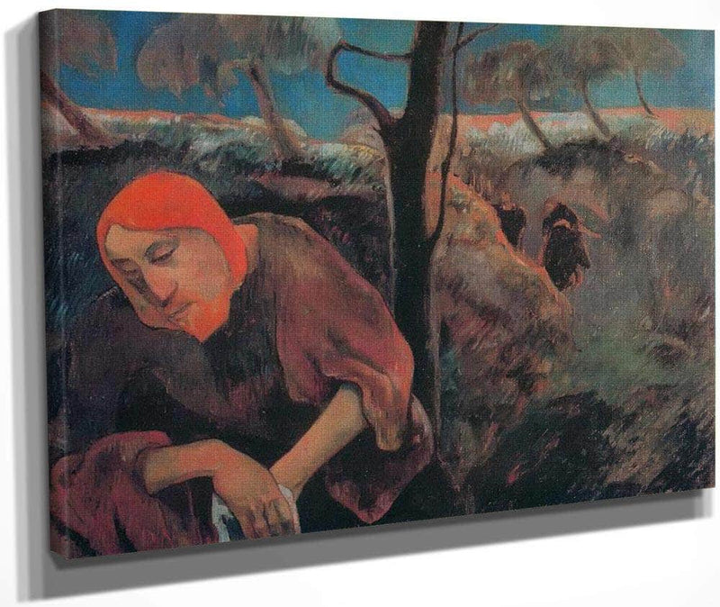 Christ In The Garden Of Olives By Paul Gauguin Fine Art Print