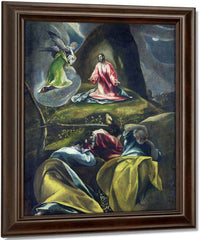 Christ In The Garden Of Olives (Oil On Canvas) By El Greco Fine Art Print