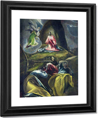 Christ In The Garden Of Olives (Oil On Canvas) By El Greco Fine Art Print