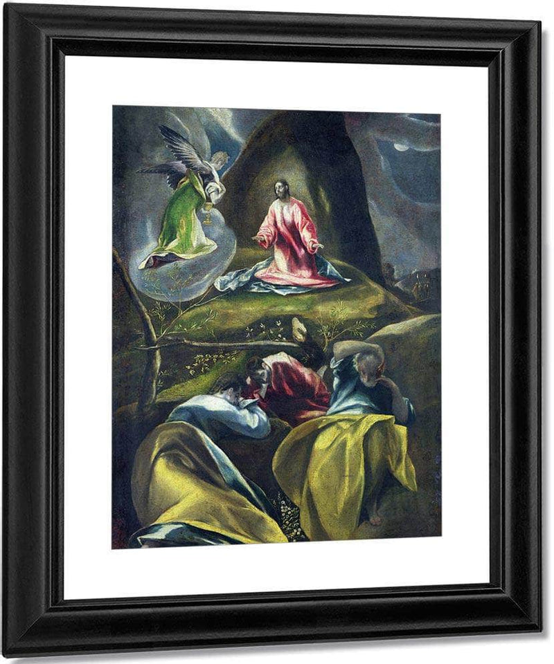 Christ In The Garden Of Olives (Oil On Canvas) By El Greco Fine Art Print