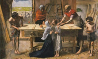 Christ In The House Of His Parents By John Everett Millais Fine Art Print