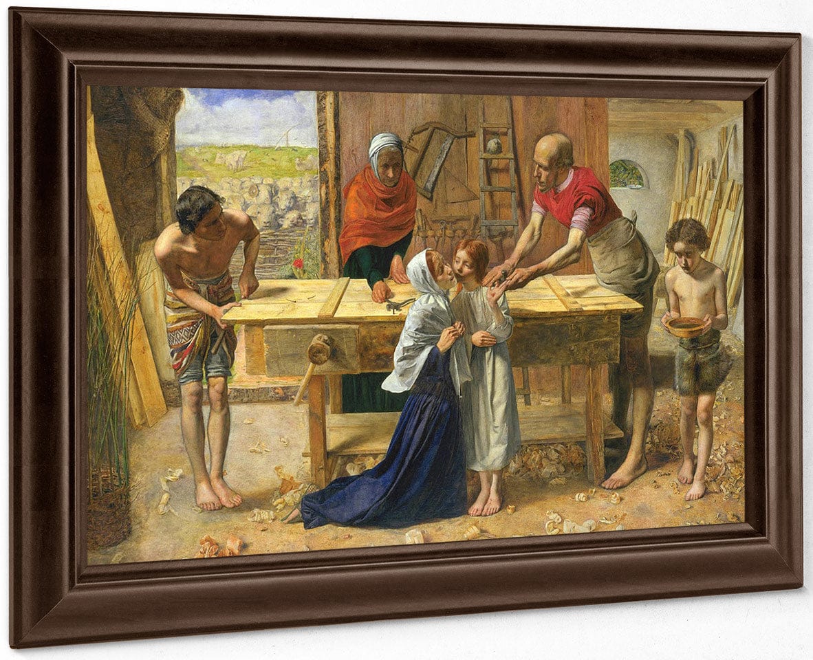 Christ In The House Of His Parents The Carpenters Shop 1849 1850 86 4X139 7Cm Tate Britain By John Everett Millais Fine Art Print