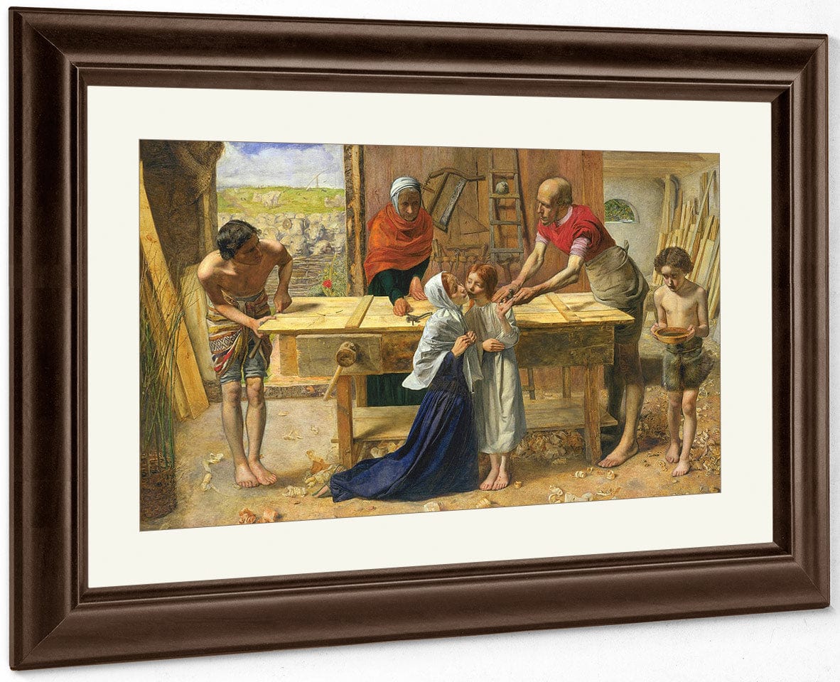 Christ In The House Of His Parents The Carpenters Shop 1849 1850 86 4X139 7Cm Tate Britain By John Everett Millais Fine Art Print