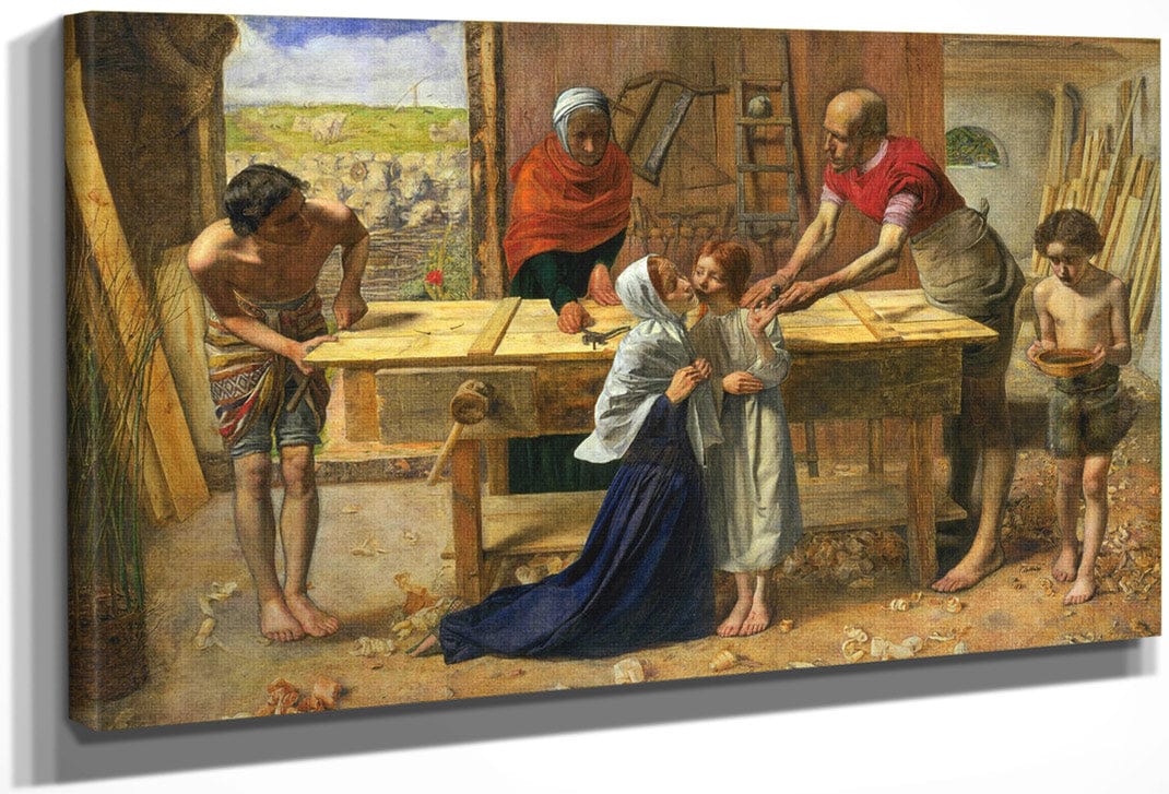 Christ In The House Of His Parents The Carpenters Shop 1849 1850 86 4X139 7Cm Tate Britain By John Everett Millais Fine Art Print