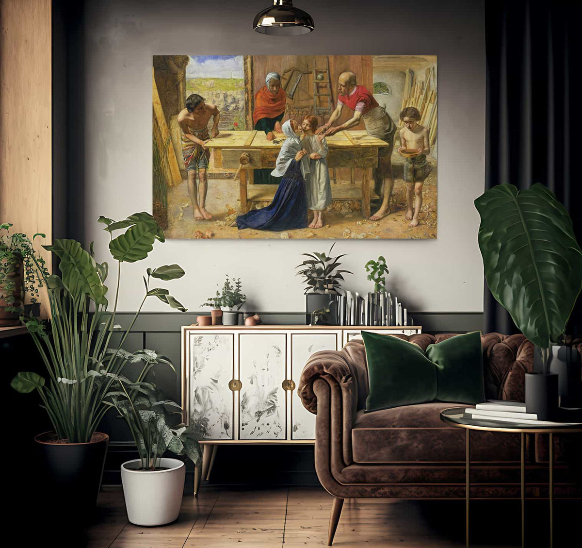 Christ In The House Of His Parents The Carpenters Shop 1849 1850 86 4X139 7Cm Tate Britain By John Everett Millais Fine Art Print