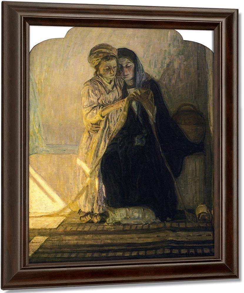 Christ Learning To Read By Henry Ossawa Tanner Fine Art Print