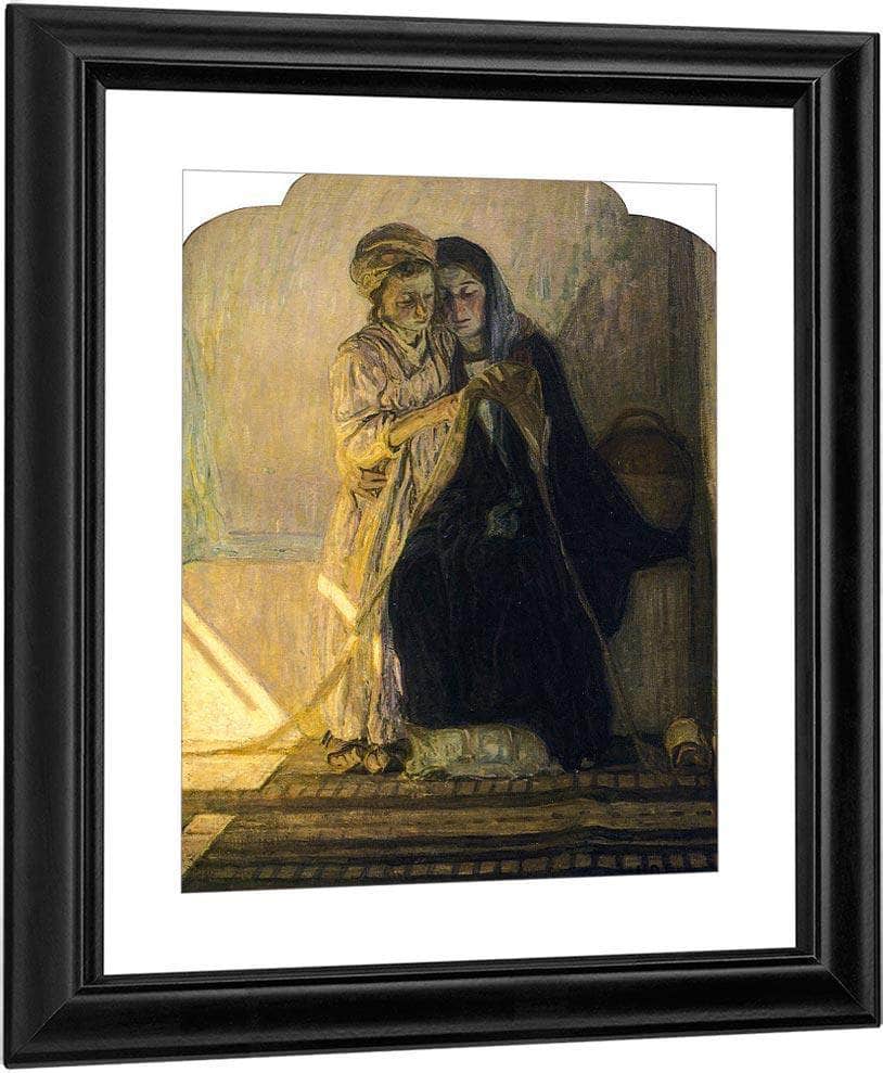 Christ Learning To Read By Henry Ossawa Tanner Fine Art Print