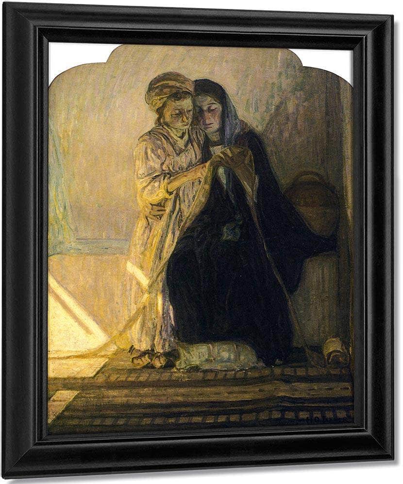 Christ Learning To Read By Henry Ossawa Tanner Fine Art Print