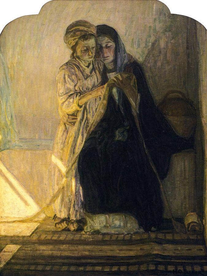 Christ Learning To Read By Henry Ossawa Tanner Fine Art Print