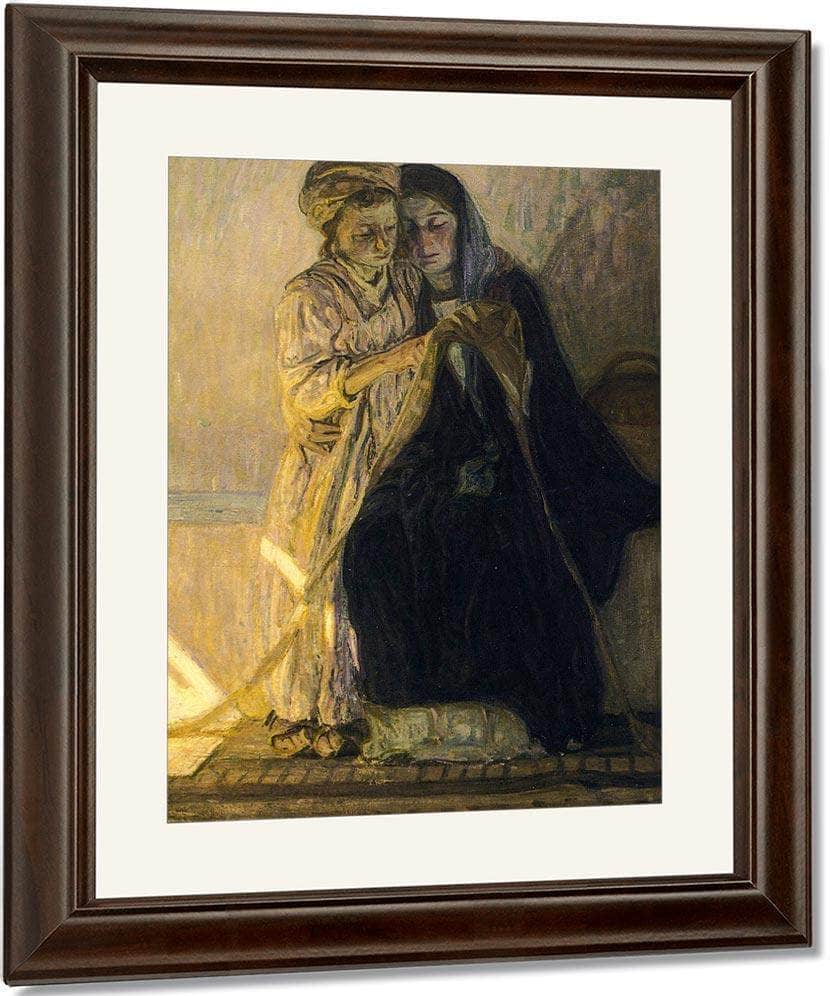 Christ Learning To Read By Henry Ossawa Tanner Fine Art Print