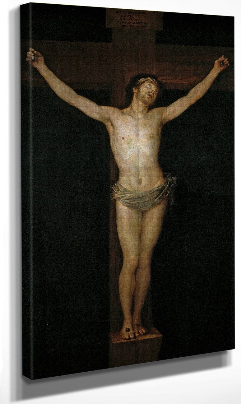 Christ On The Cross 1780 255X154Cm Museo Del Prado Madrid P00745 By Francisco De Goya Fine Art Print