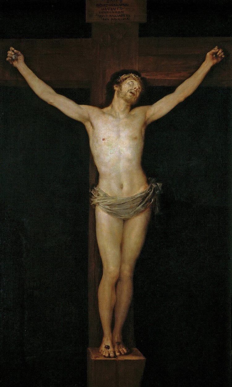 Christ On The Cross 1780 255X154Cm Museo Del Prado Madrid P00745 By Francisco De Goya Fine Art Print