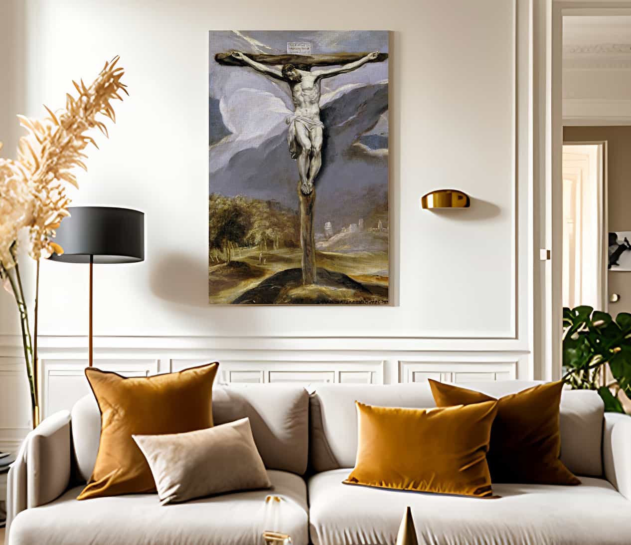 Christ On The Cross By El Greco Fine Art Print