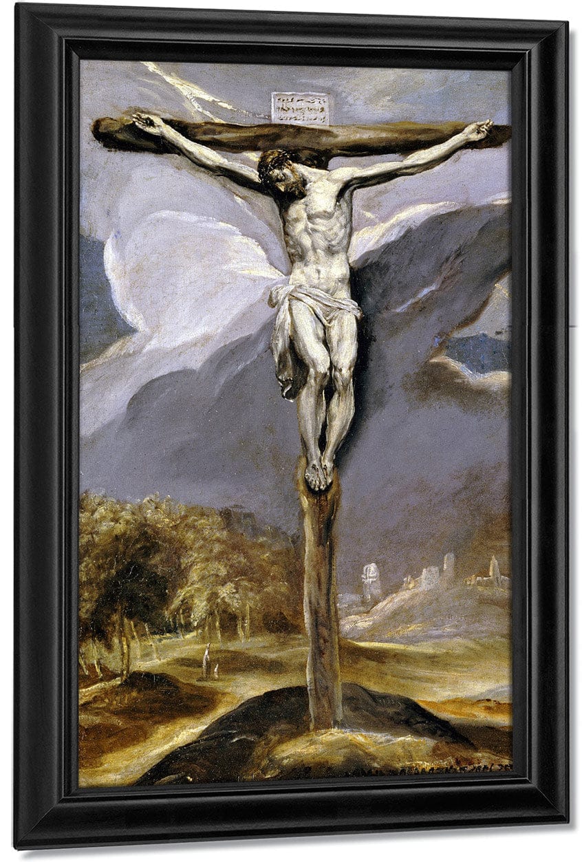Christ On The Cross By El Greco Fine Art Print