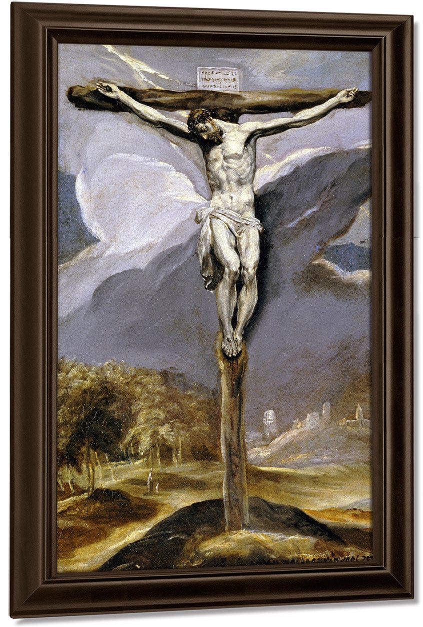 Christ On The Cross By El Greco Fine Art Print