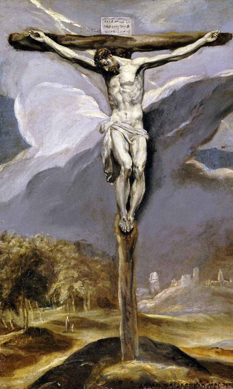 Christ On The Cross By El Greco Fine Art Print