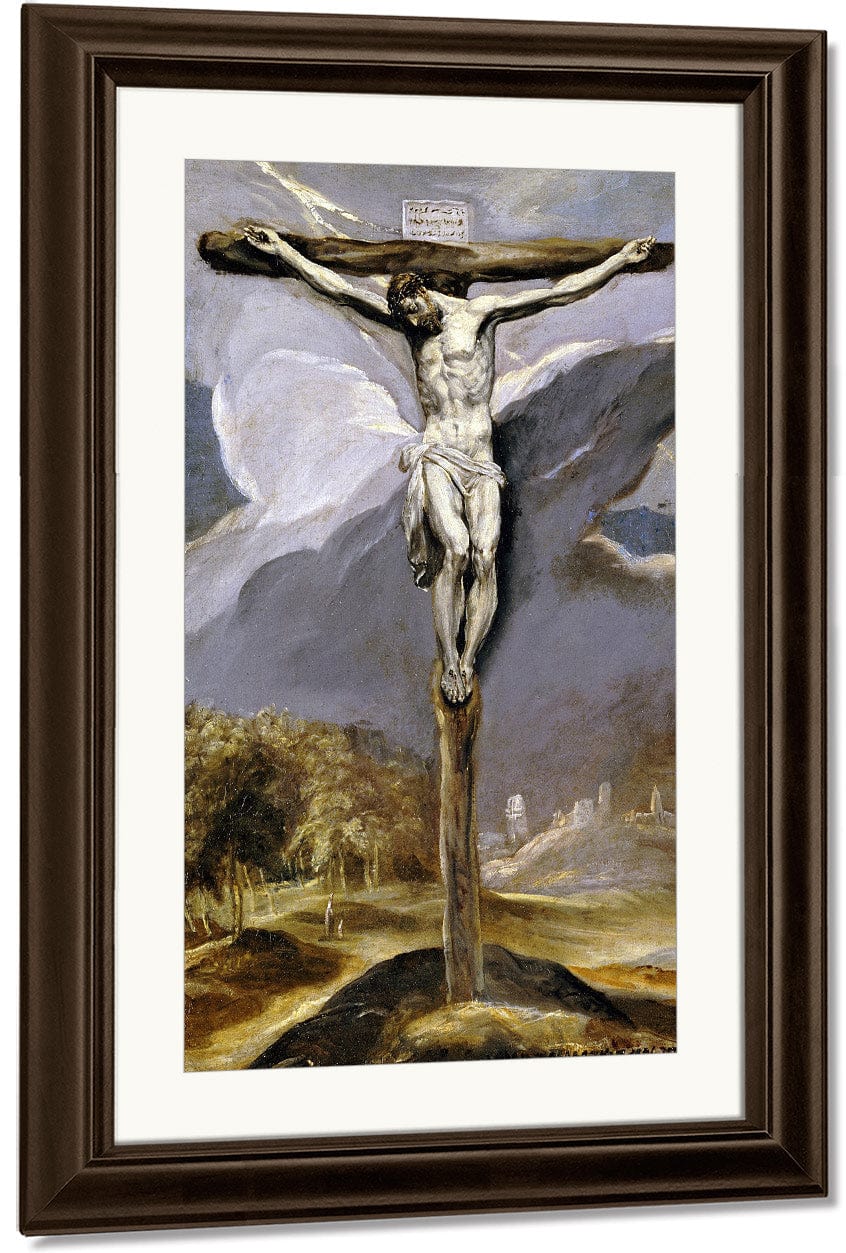 Christ On The Cross By El Greco Fine Art Print