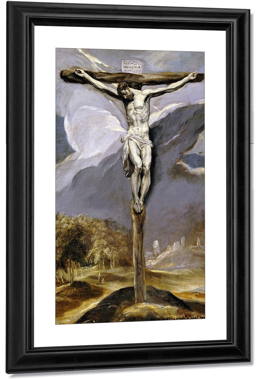 Christ On The Cross By El Greco Fine Art Print