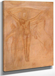 Christ On The Cross By Odilon Redon Fine Art Print