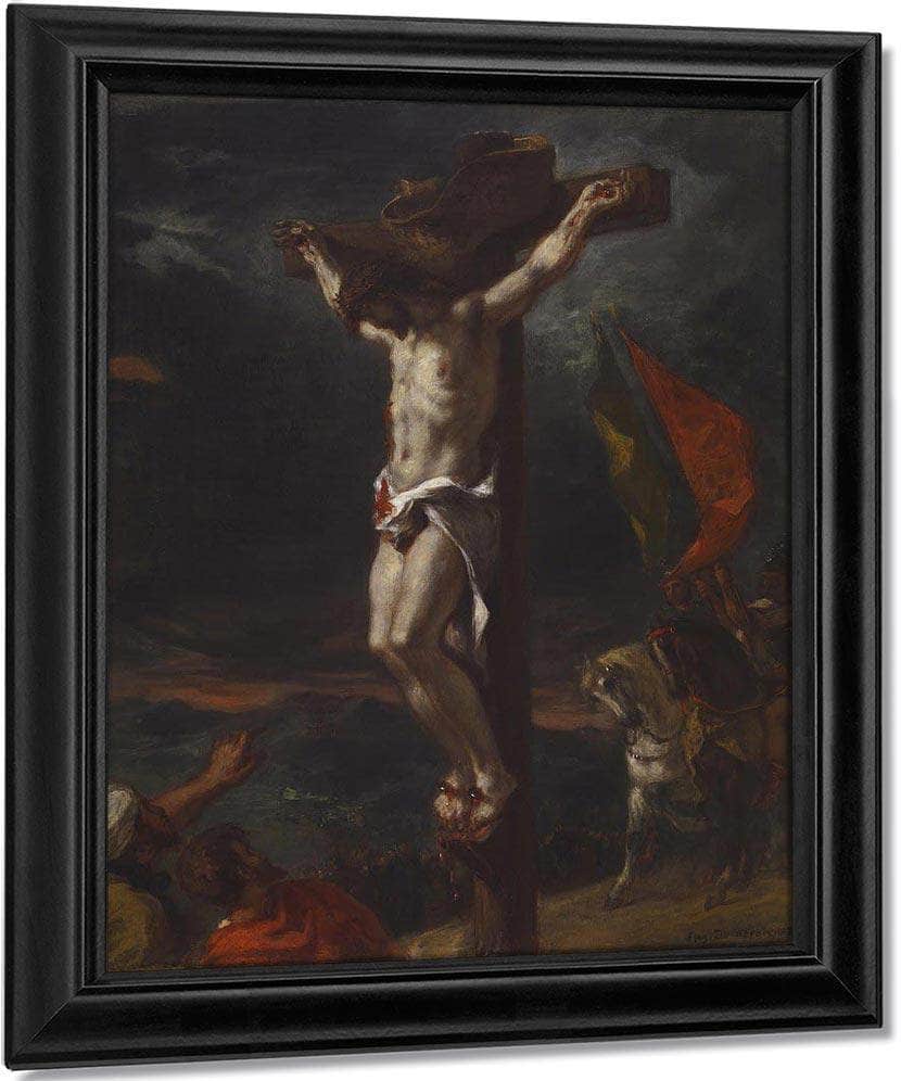 Christ On The Cross Eugene Delacroix Fine Art Print