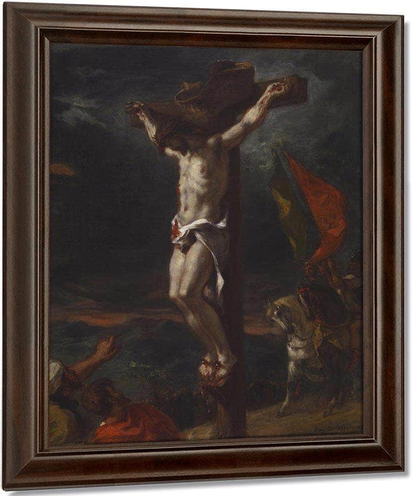 Christ On The Cross Eugene Delacroix Fine Art Print