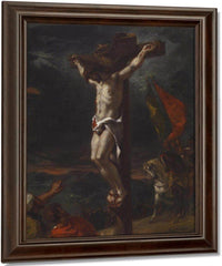 Christ On The Cross Eugene Delacroix Fine Art Print