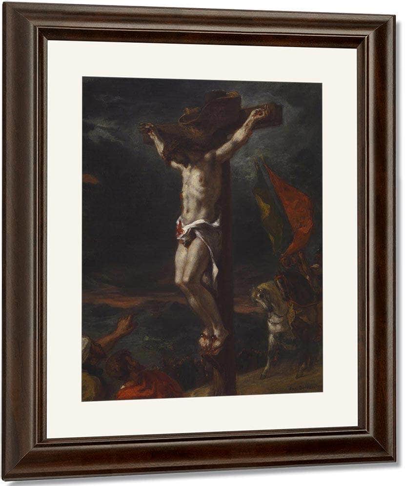 Christ On The Cross Eugene Delacroix Fine Art Print