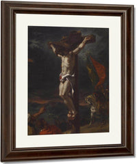 Christ On The Cross Eugene Delacroix Fine Art Print