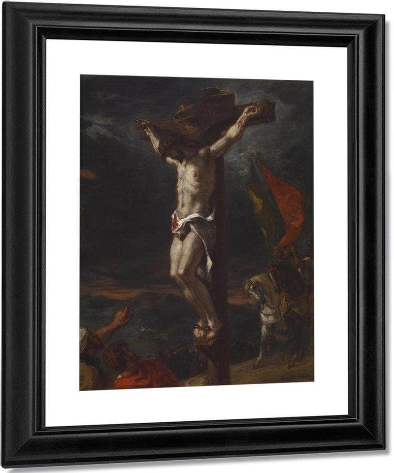 Christ On The Cross Eugene Delacroix Fine Art Print