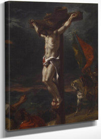 Christ On The Cross Eugene Delacroix Fine Art Print