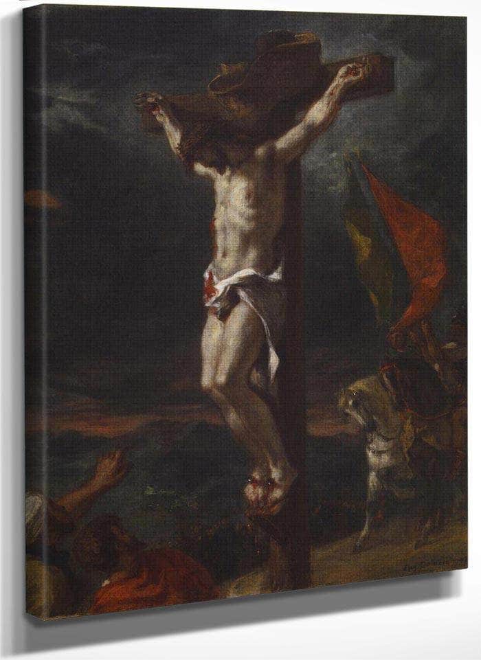 Christ On The Cross Eugene Delacroix Fine Art Print