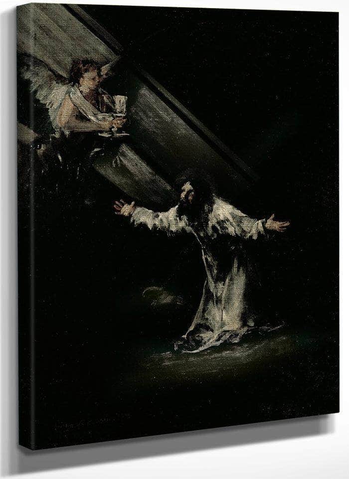 Christ On The Mount Of Olives By Francisco De Goya Fine Art Print