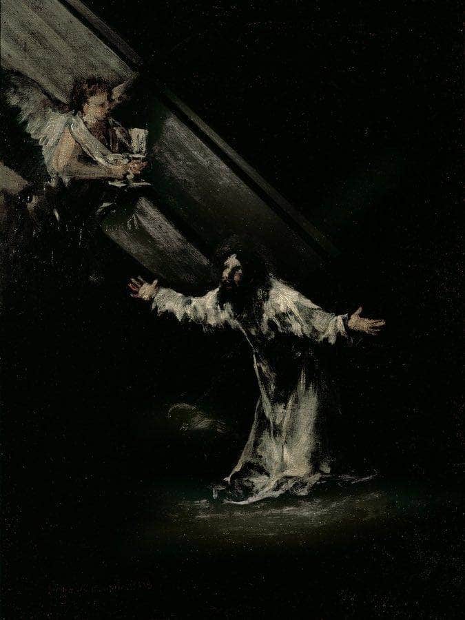 Christ On The Mount Of Olives By Francisco De Goya Fine Art Print