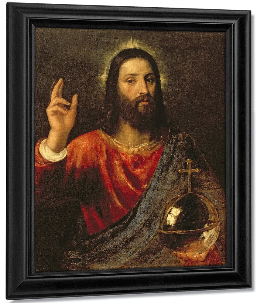 Christ Saviour By Titian Fine Art Print