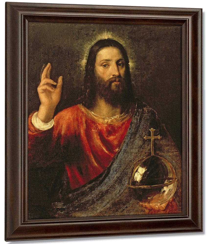 Christ Saviour By Titian Fine Art Print