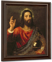 Christ Saviour By Titian Fine Art Print