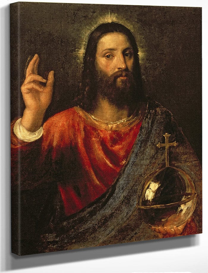Christ Saviour By Titian Fine Art Print
